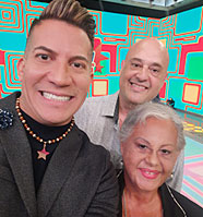 Miguel Francisco, Mother, and Alex DJ on PR Gana